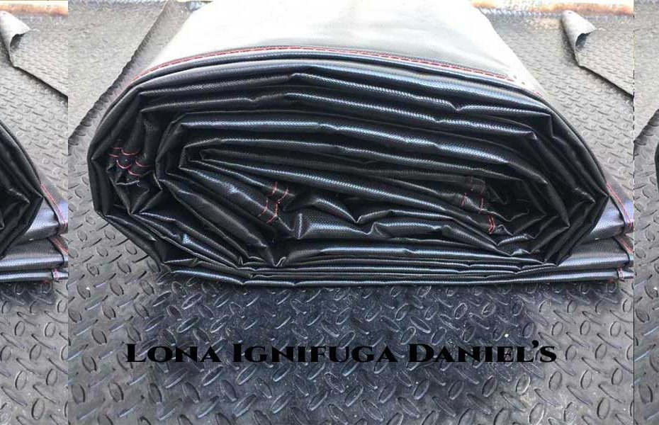 Lona ignifuga de fibra de vidrio