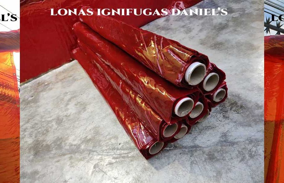 Rollos de cortina PVC traslucida antichispa